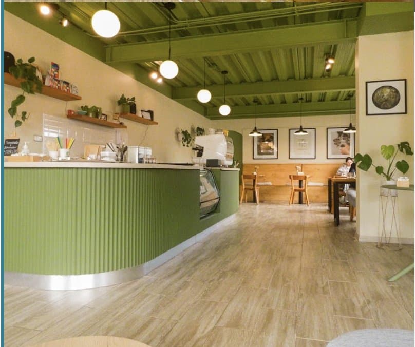 Interior de Diblú Cafetería en Temuco